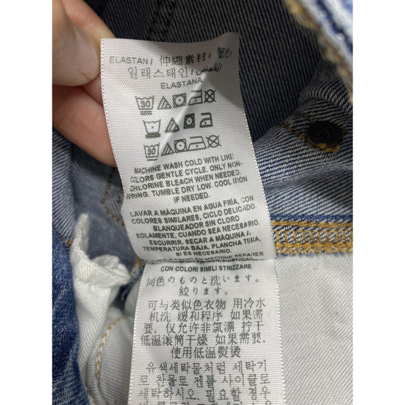 Guess Originals Jeans Womens 25 Blue Carpenter Pant GO Deep Blue Wash Denim - Picture 10 of 16